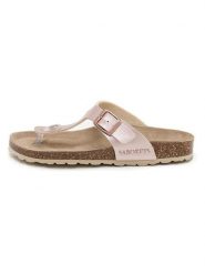 SABOKETS Japonki w kolorze jasnoróżowym rozmiar: 42. Różowe klapki damskie SABOKETS, bez wzorów, z otwartym noskiem, bez obcasa, bez zapięcia. Za 126.99 zł.