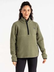 Dare 2b Bluza polarowa "Slide Out" w kolorze khaki rozmiar: 40. Brązowe bluzy damskie Dare 2b, bez wzorów, z polaru, bez kaptura. Za 136.95 zł.