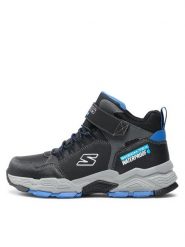 Skechers Sneakersy Drollix Venture Rush 406418L/BKRY Czarny. Czarne buty sportowe chłopięce Skechers, ze skóry, bez zapięcia. Za 279.99 zł.