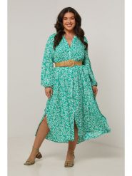 Curvy Lady Sukienka w kolorze turkusowym rozmiar: 44/46. Niebieskie sukienki damskie Curvy Lady, bez wzorów, klasyczne, bez ramiączek. Za 166.88 zł.
