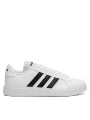 Adidas Sneakersy GRAND COURT BASE 2.0 GW9261 Biały. Białe obuwie sportowe damskie Adidas, ze skóry, bez zapięcia. Za 249.99 zł.