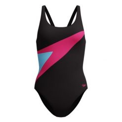 Strój kąpielowy damski Speedo Hyperboom Butterfly Back. Czarne stroje jednoczęściowe Speedo, bez wzorów. Za 229.49 zł.