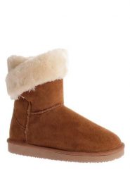 ISLAND BOOT Botki "Arine" w kolorze jasnobrązowym rozmiar: 39. Brązowe botki damskie Island Boot, bez obcasa, na platformie, bez zapięcia. Za 144.92 zł.