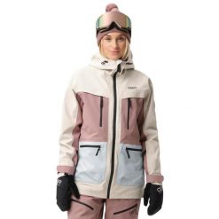 Damska kurtka narciarska Colourwear W Transfer. Brązowe kurtki sportowe damskie Colourwear, na zimę, bez wzorów, bez kaptura. Za 1,096.00 zł.