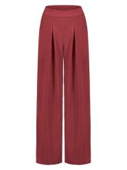 Sublevel Spodnie w kolorze czerwonym rozmiar: S. Czerwone spodnie materiałowe damskie Sublevel, bez wzorów, z materiału. Za 82.99 zł.