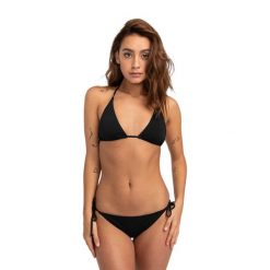 Dół od stroju kąpielowego Billabong Sol Searcher Tie Side Tropic. Czarne bikini Billabong, bez wzorów. Za 59.99 zł.