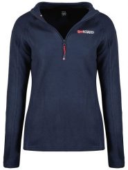 Geographical Norway Bluza polarowa "Tug" w kolorze granatowym rozmiar: onesize. Niebieskie bluzy damskie Geographical Norway, bez wzorów, z polaru, bez kaptura. Za 61.60 zł.