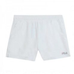Krótkie Spodenki Sportowe Damskie Fila FAW0520 10001 Biały. Białe spodenki sportowe damskie Fila, l, bez wzorów, z bawełny. Za 79.00 zł.