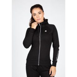 Marion Bluza z kapturem zapinana na suwak - Czarny. Czarne bluzy damskie GORILLA WEAR, s, bez wzorów, z kapturem. Za 234.00 zł.