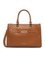 Nine West Torebka CEO-LUNA-II-H242045 Brązowy. Brązowe torebki klasyczne damskie Nine West, z materiału, bez dodatków. Za 249.99 zł.