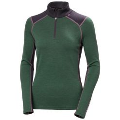 Bluza damska z zamkiem 1/2 Helly Hansen Lifa Midw. Zielone bluzy damskie Helly Hansen, na lato, l, bez wzorów, z materiału, bez kaptura. Za 476.00 zł.