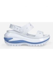 Crocs Sandały "Mega Crush" w kolorze błękitnym rozmiar: 41/42. Niebieskie sandały damskie Crocs, bez wzorów, z otwartym noskiem, bez obcasa, na koturnie, bez zapięcia. Za 166.88 zł.