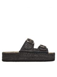 LOVE MOSCHINO Espadryle JA28393G0MJQ0000 Szary. Szare espadryle damskie Love Moschino, bez wzorów, z tworzywa sztucznego, bez obcasa. Za 439.99 zł.