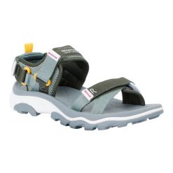 Sandały Damskie Blaze. Zielone sandały damskie Regatta, bez wzorów, z gumy, z otwartym noskiem, bez obcasa, bez zapięcia. Za 234.99 zł.