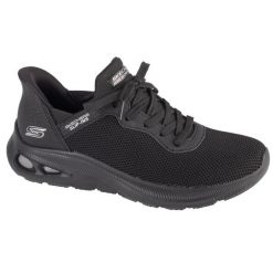Buty sportowe Sneakersy damskie, Slip-Ins: Bobs Sport Unity. Czarne obuwie sportowe casual damskie Skechers, trekkingowe. Za 359.99 zł.