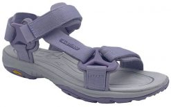 Sandały damskie Karrimor Nassau Lady. Niebieskie sandały damskie Karrimor, bez wzorów, z materiału, bez obcasa, bez zapięcia. Za 261.99 zł.