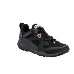 Buty do chodzenia damskie Jack Wolfskin Spirit Low. Czarne obuwie sportowe damskie Jack Wolfskin, z materiału, bez zapięcia, trekkingowe. Za 605.00 zł.