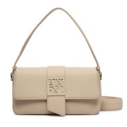 Torebka Armani Exchange. Brązowe torebki klasyczne damskie Armani Exchange, bez dodatków. Za 629.99 zł.
