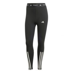 Damskie legginsy 7/8 adidas Techfit 3-Stripes. Czarne legginsy damskie Adidas, xl, bez wzorów, z materiału. Za 238.45 zł.