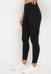 Czarne Legginsy z Wysokim Stanem Parefia. Czarne legginsy damskie Born2be, xs, bez wzorów, z jeansu. Za 9.99 zł.