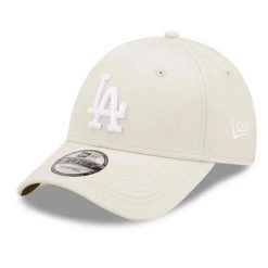 Czapka baseballowa Dodgers. Białe czapki z daszkiem damskie New Era, bez wzorów. Za 227.50 zł.