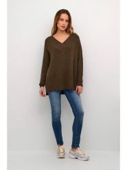 CULTURE Sweter w kolorze brązowym rozmiar: XL. Brązowe swetry klasyczne damskie Culture, xl, bez kołnierzyka. Za 178.79 zł.
