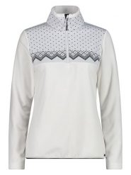 CMP Bluza polarowa w kolorze białym rozmiar: 34. Białe bluzy damskie CMP, bez wzorów, z materiału, bez kaptura. Za 100.99 zł.