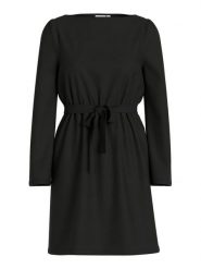 Vila Sukienka "Vileinas" w kolorze czarnym rozmiar: L. Czarne sukienki damskie Vila, bez wzorów, bez ramiączek. Za 91.77 zł.