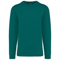 Bluza z okrągłym dekoltem Kariban. Niebieskie bluzy damskie KARIBAN, l, bez wzorów, z bawełny, bez kaptura. Za 128.50 zł.