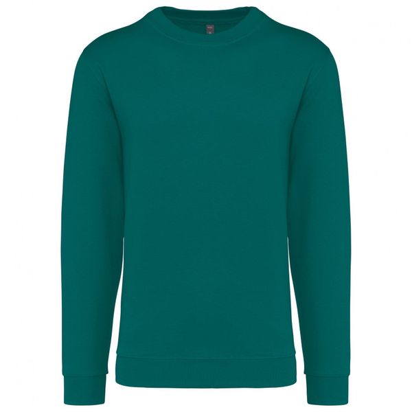Bluza z okrągłym dekoltem Kariban. Niebieskie bluzy damskie KARIBAN, l, bez wzorów, z bawełny, bez kaptura. Za 128.50 zł.