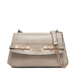 Torebka Guess. Brązowe torebki wieczorowe damskie Guess, z aplikacjami, bez dodatków. Za 589.99 zł.