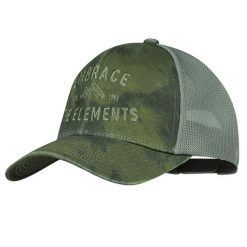 Czapka z daszkiem dla dorosłych Buff Trucker Cap. Zielone czapki z daszkiem damskie Buff, bez wzorów, z poliesteru. W wyprzedaży za 112.43 zł.