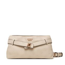 Torebka Guess. Brązowe listonoszki damskie Guess, z aplikacjami, bez dodatków. Za 544.99 zł.