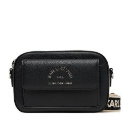 Torebka KARL LAGERFELD. Czarne listonoszki damskie KARL LAGERFELD, bez wzorów, bez dodatków. Za 519.99 zł.