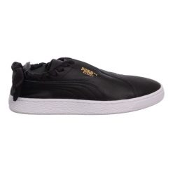 Trampki Puma Basket Twist Sb Wns Czarne. Czarne trampki damskie Puma, bez wzorów, z materiału, bez zapięcia. Za 363.99 zł.