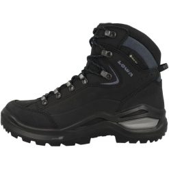Buty trekkingowe damskie Lowa Renegade Evo Mid Gtx. Czarne obuwie trekkingowe damskie Lowa, z materiału, za kostkę, bez zapięcia. Za 978.70 zł.