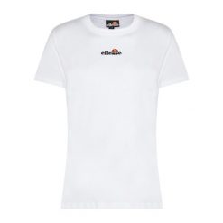 Koszulka damska Ellesse Juentos. Białe bluzki damskie Ellesse, l, bez wzorów, bez kołnierzyka, bez ramiączek. Za 109.99 zł.