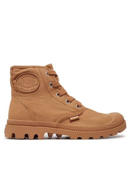 Palladium Trapery Pampa Hi 92352-287-M Brązowy. Brązowe trapery damskie Palladium, z materiału, bez zapięcia. Za 249.99 zł.