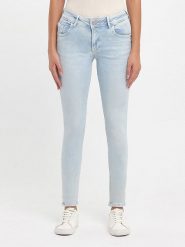 LTB Dżinsy "Maxime" - Slim fit - w kolorze błękitnym rozmiar: W33/L30. Niebieskie jeansy damskie LTB. Za 144.92 zł.