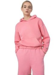 4F Bluza w kolorze różowym rozmiar: XXL. Różowe bluzy damskie 4F, xxl, bez wzorów, z kapturem. Za 79.99 zł.