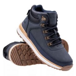Buty Hi-Tec Herlen Mid Teen Jr 92800453294 niebieskie. Niebieskie obuwie trekkingowe damskie z gumy, bez zapięcia. Za 227.26 zł.