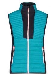 CMP Kamizelka hybrydowa w kolorze turkusowym rozmiar: 40. Niebieskie kamizelki damskie CMP, s, bez wzorów, z materiału, bez kaptura. Za 161.34 zł.