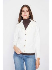 C& Jo Kardigan w kolorze białym rozmiar: 36. Białe kardigany damskie C& Jo, bez wzorów. Za 121.99 zł.