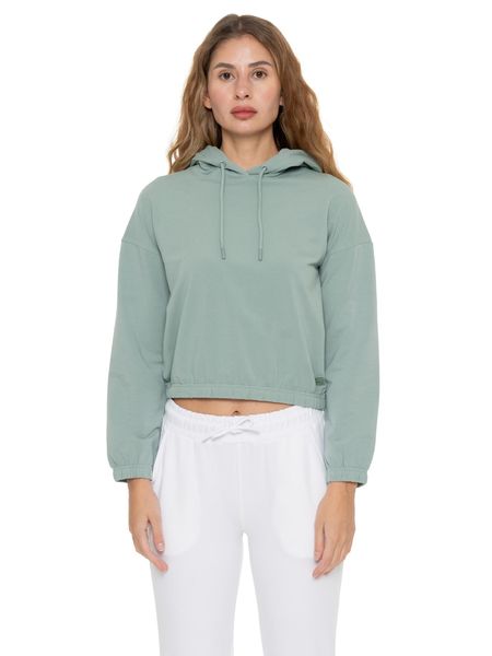 Bluza z kapturem damska Never Without. Białe bluzy damskie LEONE 1947 APPAREL, m, bez wzorów, z kapturem. Za 294.70 zł.