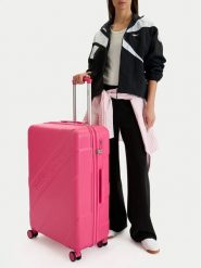 Reebok Walizka duża CEO-RBK-029-L Różowy. Czerwone walizki Reebok, bez wzorów, duże. Za 349.99 zł.