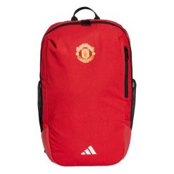 Plecak Manchester United Home. Białe plecaki Adidas, bez wzorów, z materiału. Za 179.00 zł.