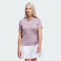 Koszulka Women's Ultimate365 HEAT.RDY Polo. Czerwone koszulki damskie Adidas, s, bez wzorów, z materiału, bez kołnierzyka, bez ramiączek. Za 279.00 zł.