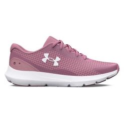 Buty do biegania damskie UNDER ARMOUR SURGE 3 dla aktywnych. Czerwone obuwie sportowe damskie Under Armour, bez zapięcia, do biegania. Za 274.00 zł.