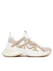PINKO Sneakersy Ariel 28 SS0095E031 Biały. Białe obuwie sportowe damskie Pinko, ze skóry, bez zapięcia. Za 1,399.00 zł.