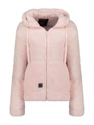 Geographical Norway Kurtka polarowa "Tortilla" w kolorze jasnoróżowym rozmiar: XXL. Różowe kurtki damskie Geographical Norway, xxl, bez wzorów, z polaru, bez kaptura. Za 167.28 zł.